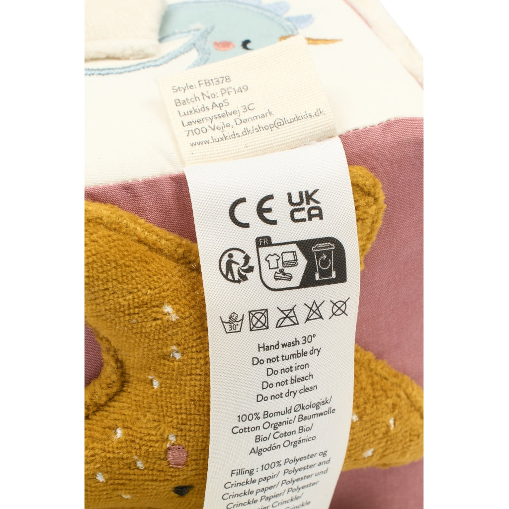 Fabelab Fabric Cube - A Day under the Sea, 12 cm