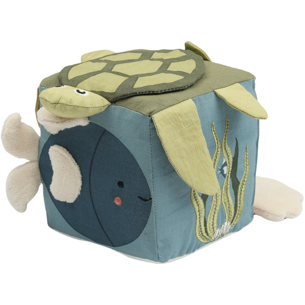 Fabelab Fabric Cube - A Day under the Sea, 12 cm