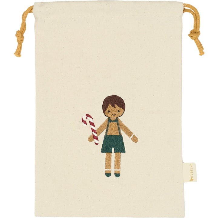 Fabelab Christmas - Gift Bag, Gingerbread Boy