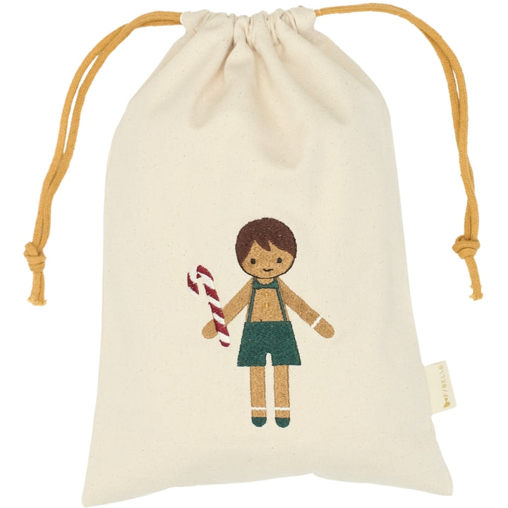 Fabelab Christmas - Gift Bag, Gingerbread Boy
