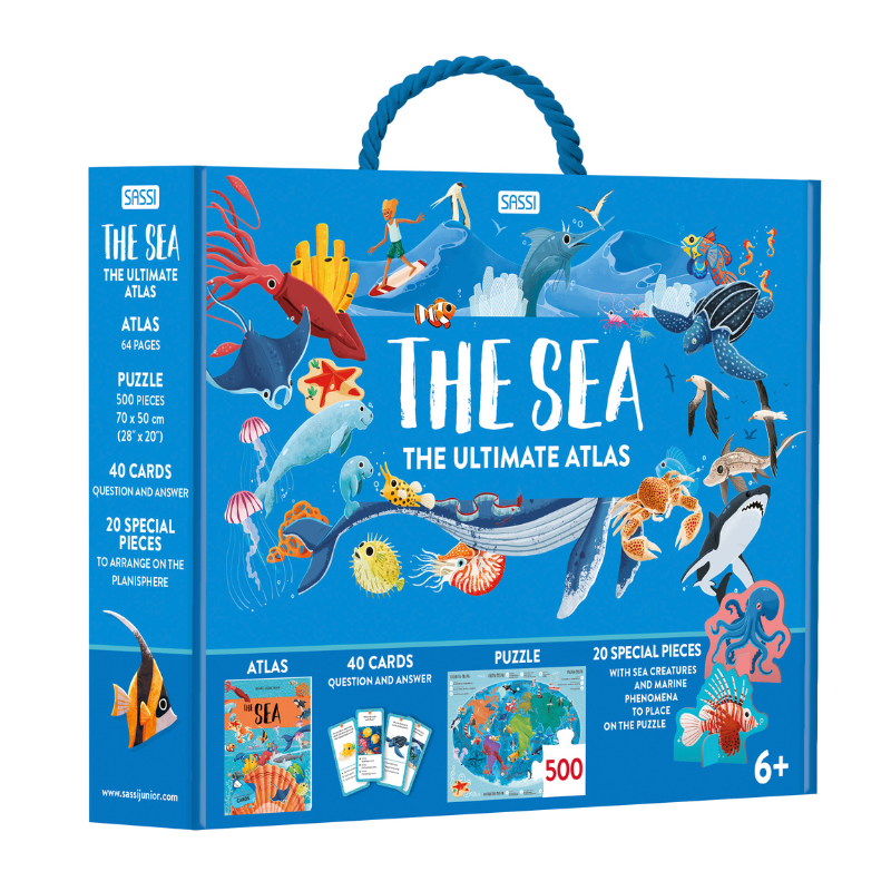 Sassi The Ultimate Atlas and Puzzle Set - The Sea 3D Models and Puzzle