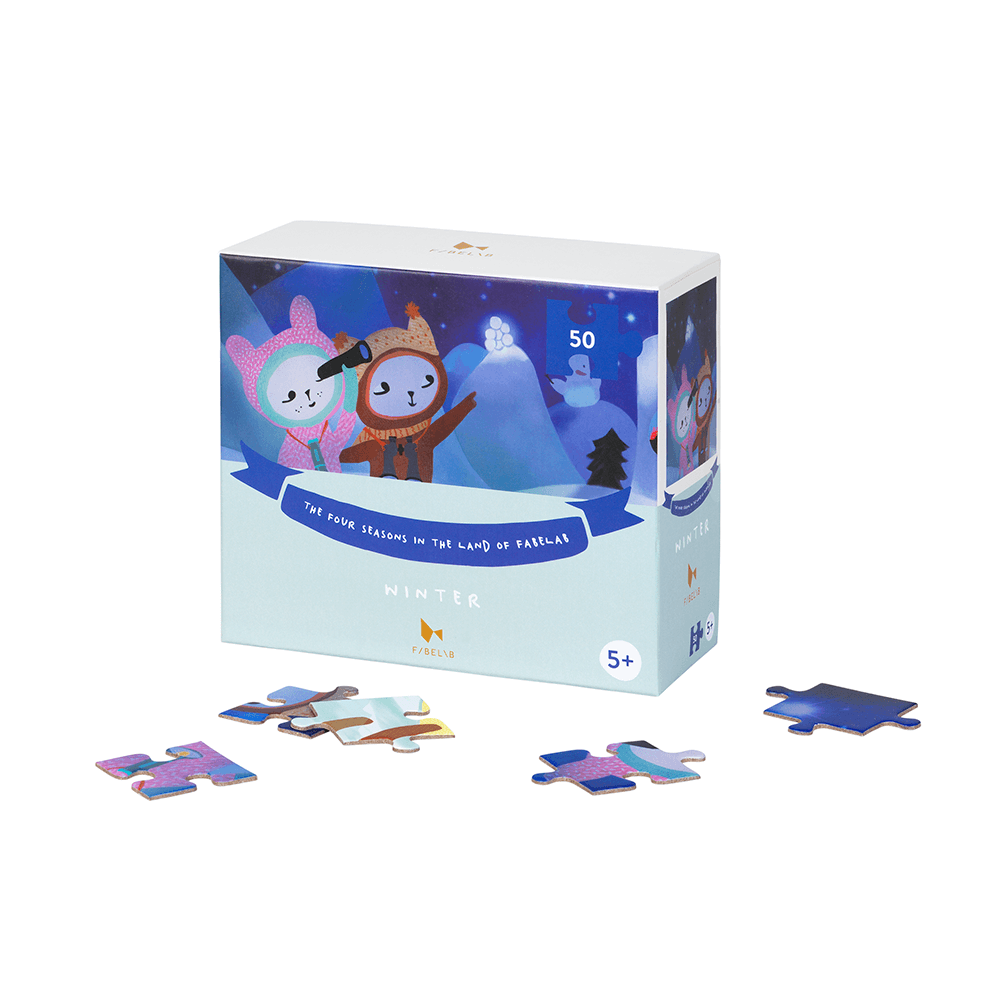 Fabelab - Puzzle 50 pcs. - Winter