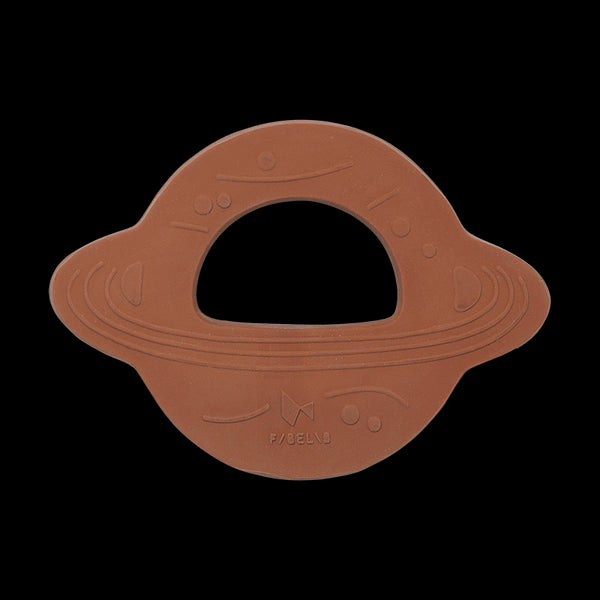 Fabelab - Natural Rubber Teether - Planet - Cinnamon, 11.1 cm Default Title