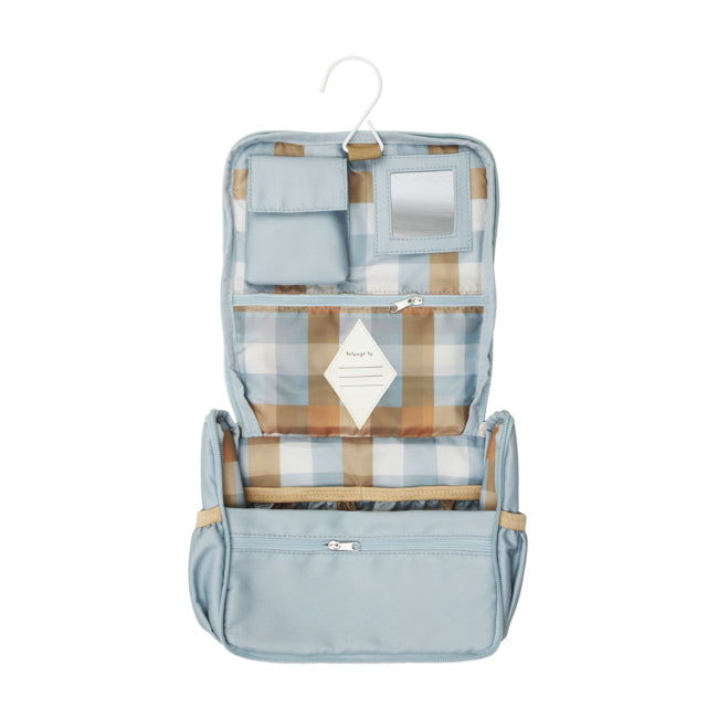 Fabelab - Eco Toiletry Bag with Hanger - Cottage Blue