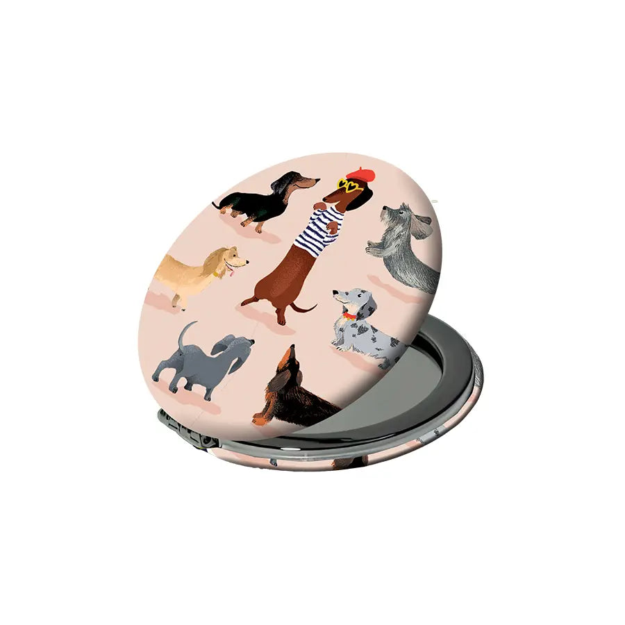 Cartesdart Pocket Mirror, Dachsunds