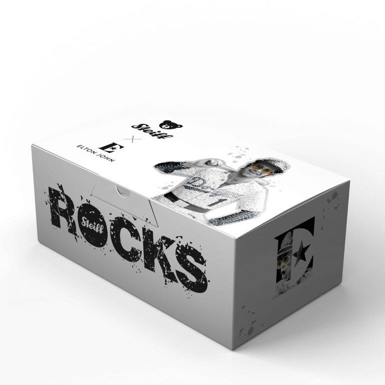 Steiff Rocks Limited Edition Teddy Bear - Elton John, 26 cm