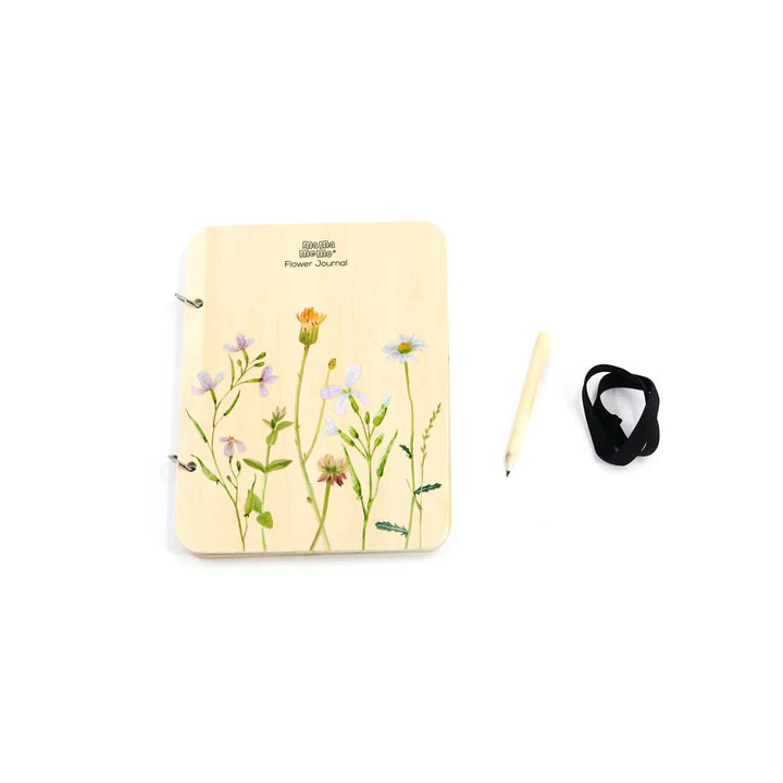 MamaMemo Insect Wooden Flower Journal