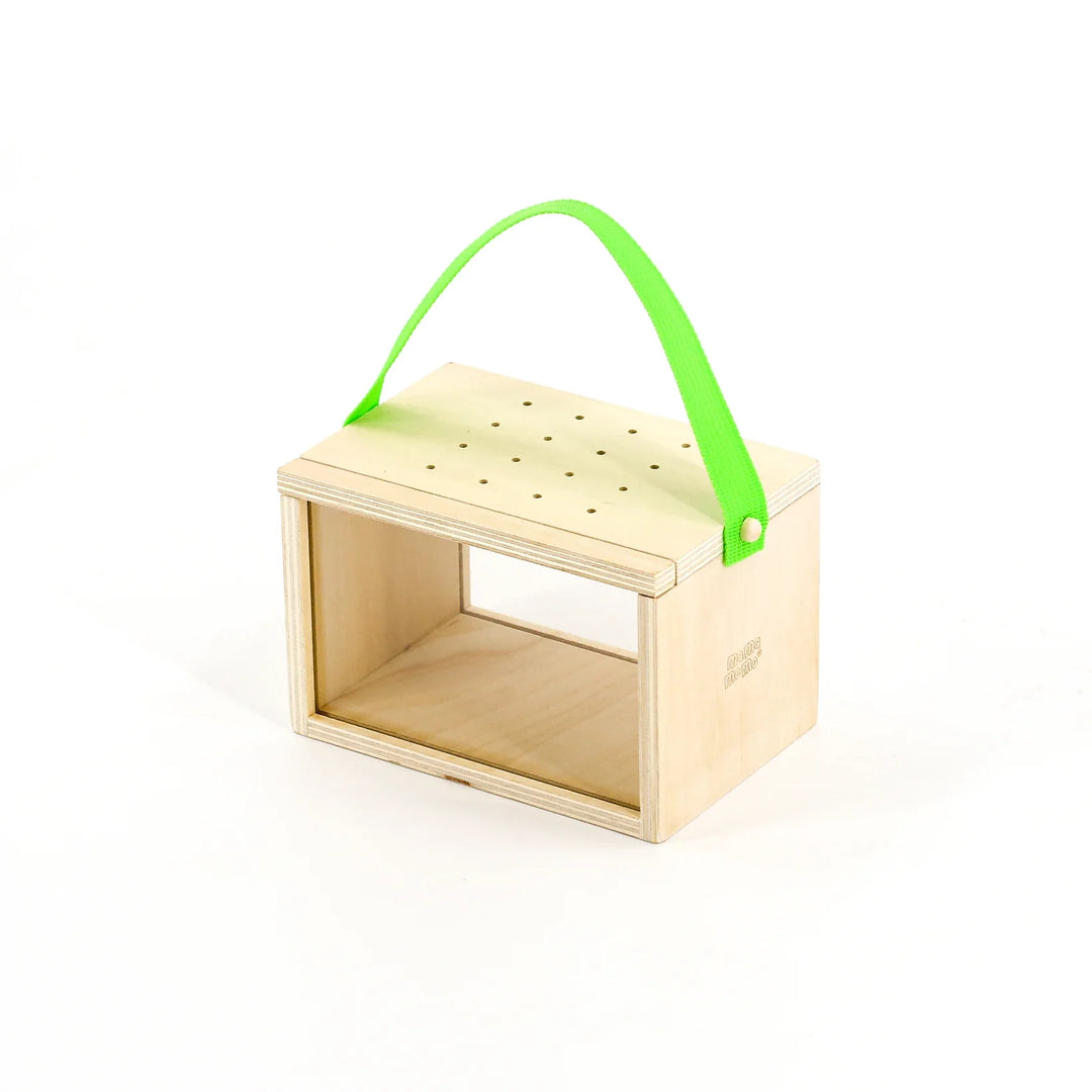 MamaMemo Insect Wooden Bug House with Card