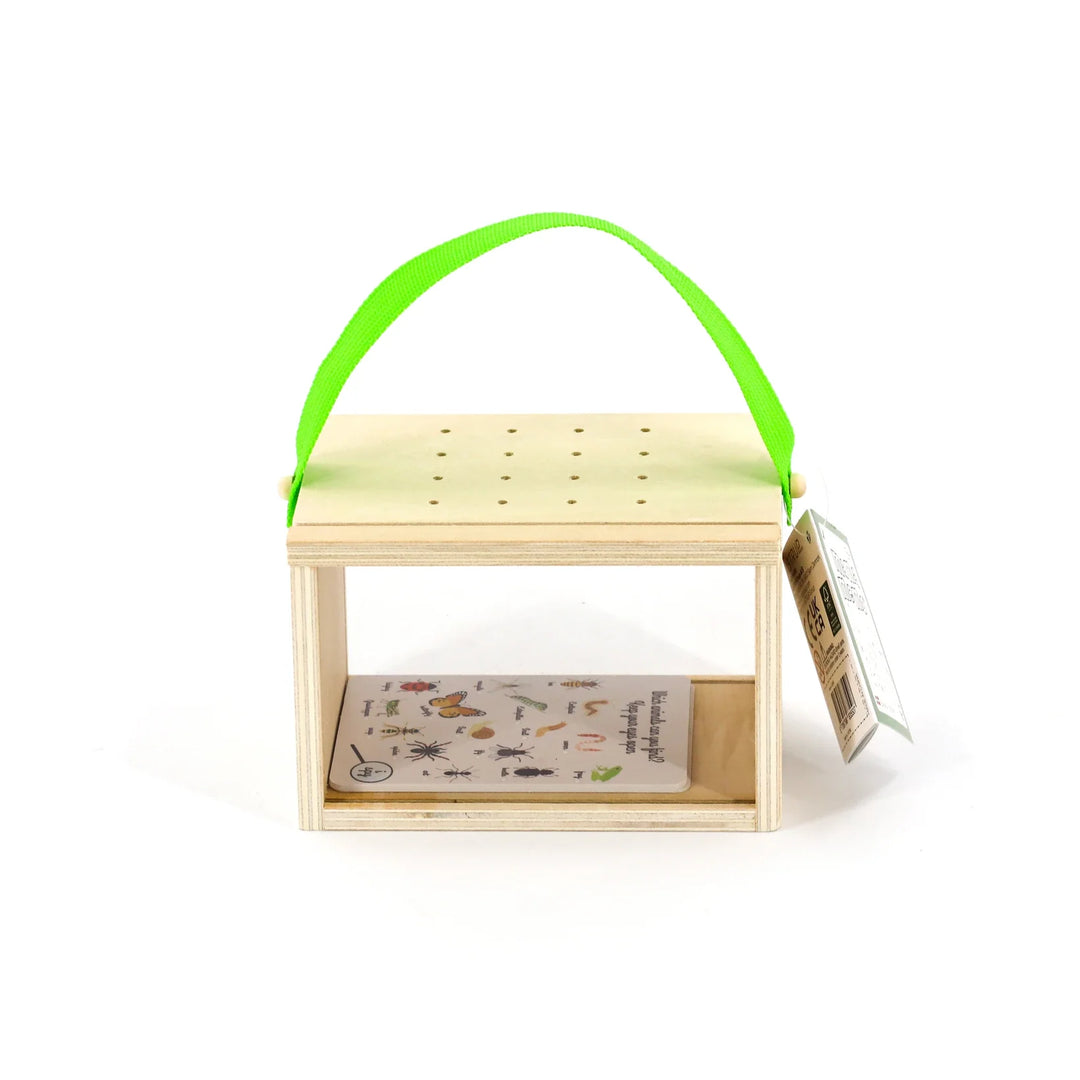MamaMemo Insect Wooden Bug House with Card