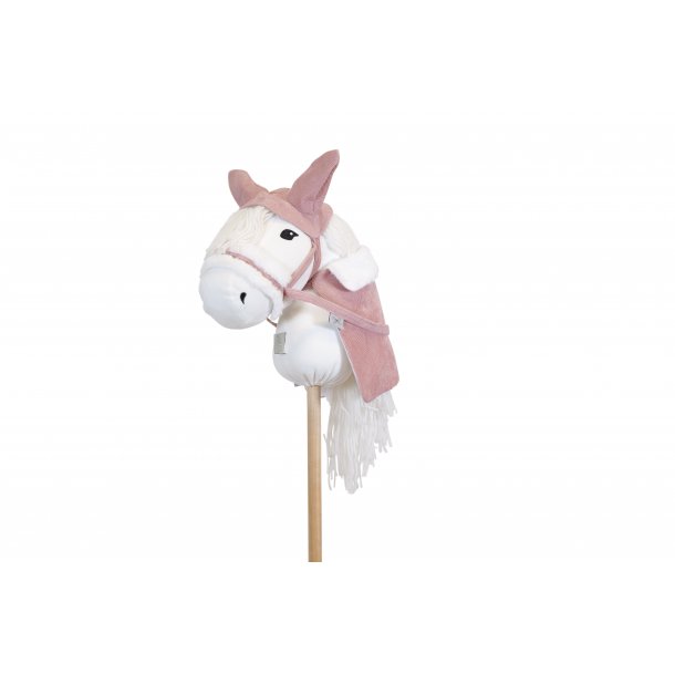 by Astrup Hobby Horse Dress Up - Horse Blanket and Bonnet, Dusty Rose