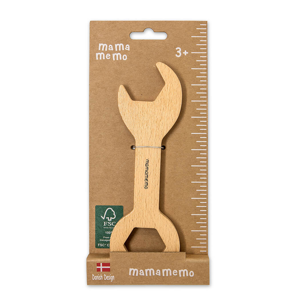 MamaMemo Wooden Workshop Tools - Spanner
