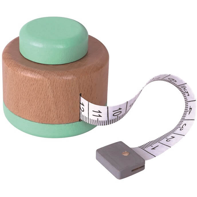 MamaMemo Wooden Workshop Tools - Tape Measure