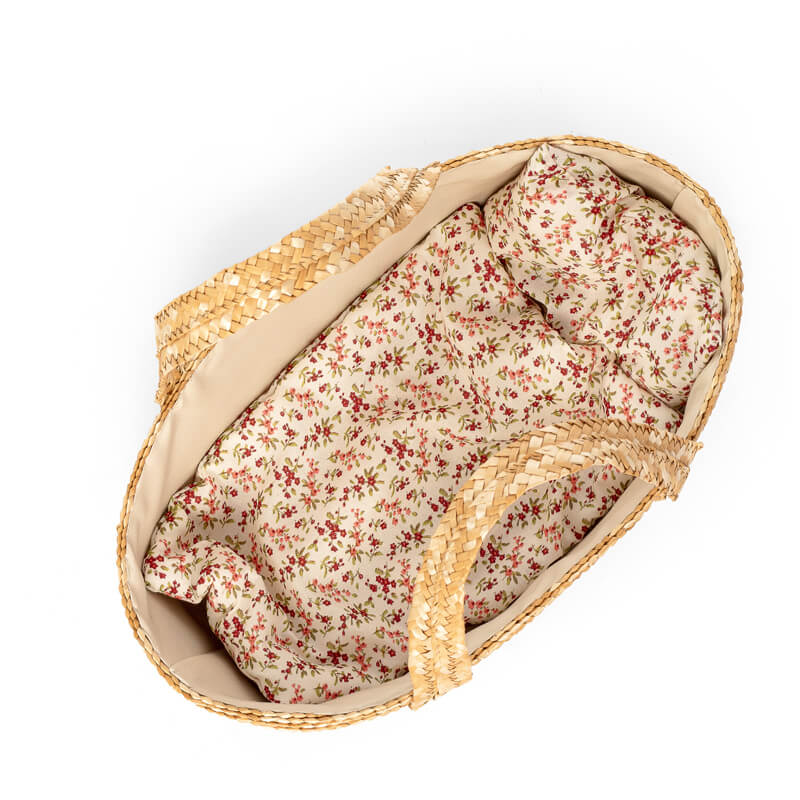 by Astrup Doll Weaved Moses Basket, 38 cm