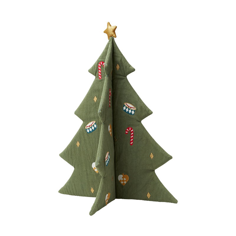 Embroidered Christmas Tree, 40 cm