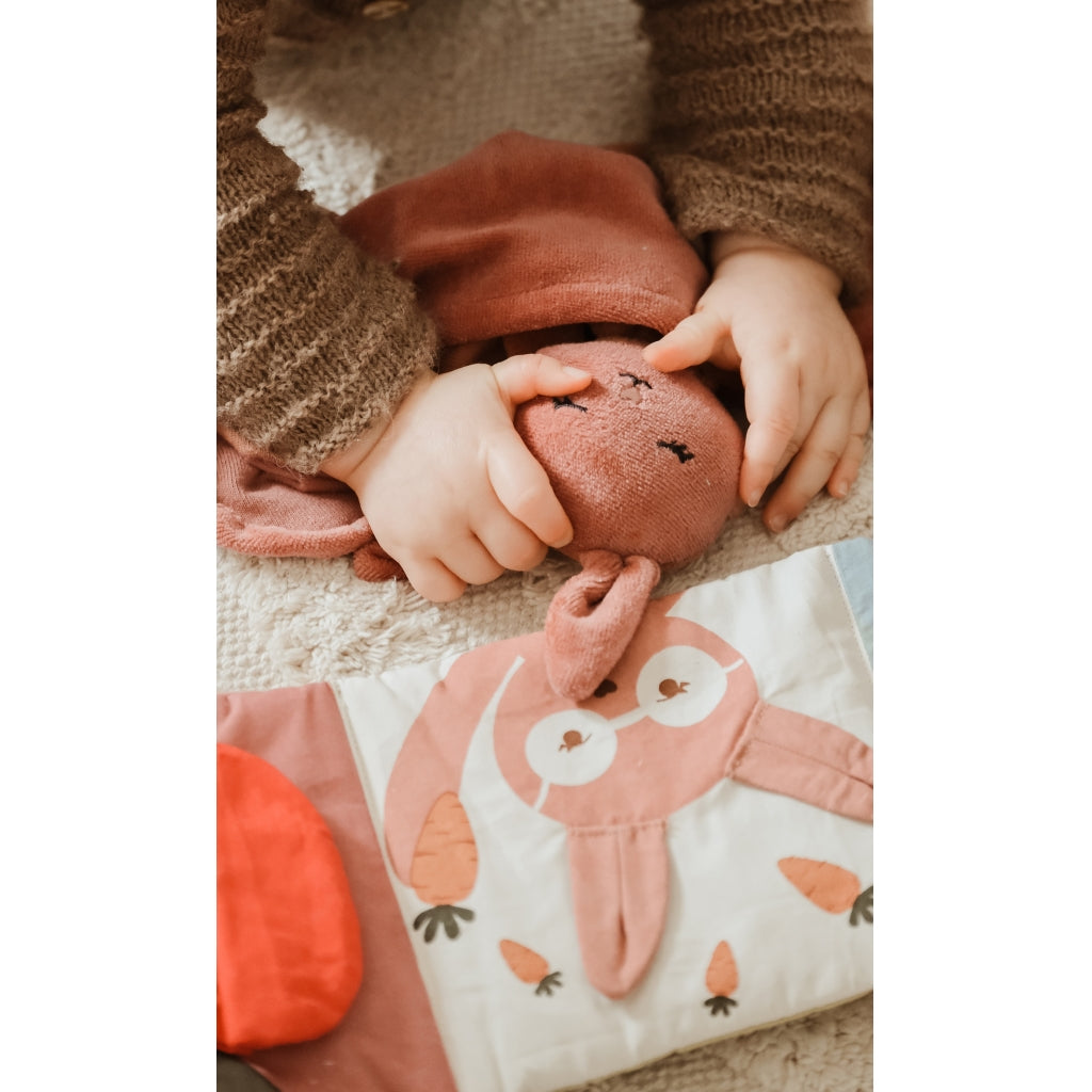 Fabelab Cuddler - Bunny, Ash Rose, 32 cm