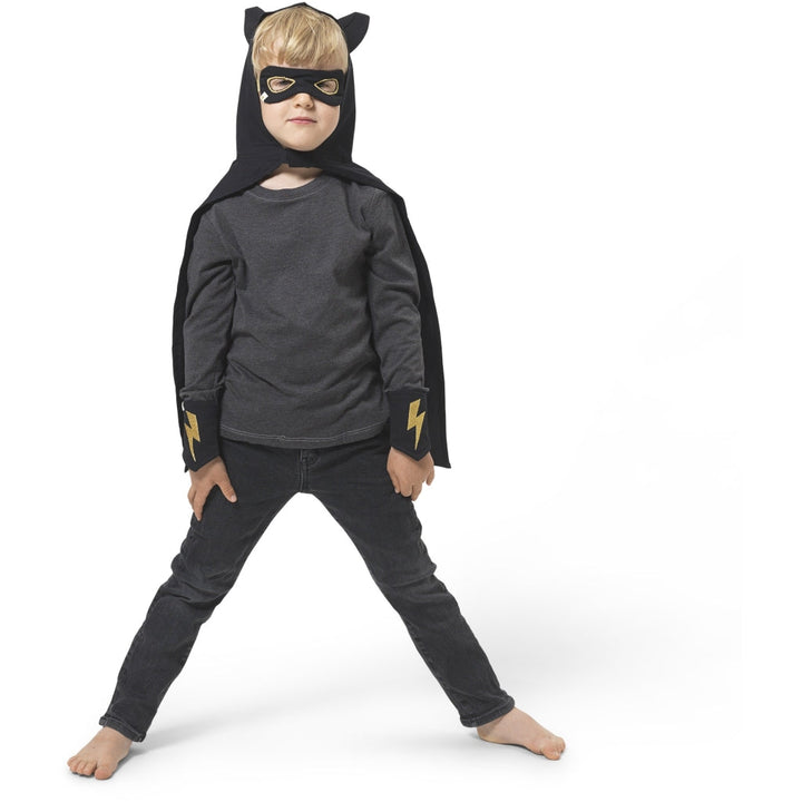 Fabelab - Dress-up - Superhero Cape Set - Black 3-6 years