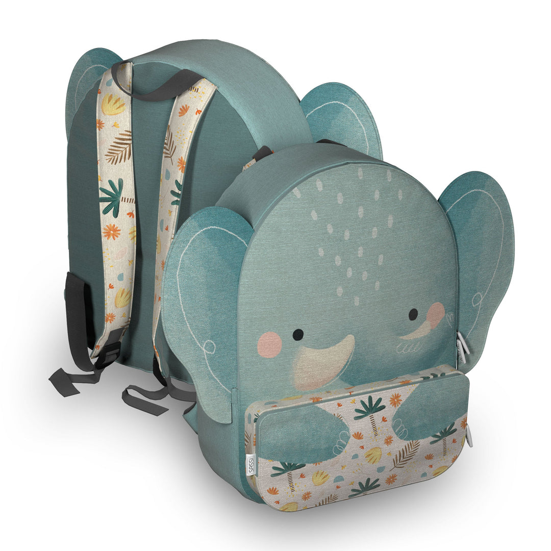 Sassi A4 Junior Eco Backpack - Chewy The Elephant