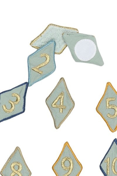 Fabelab Birthday Crown with Numbers 1-10, Blue