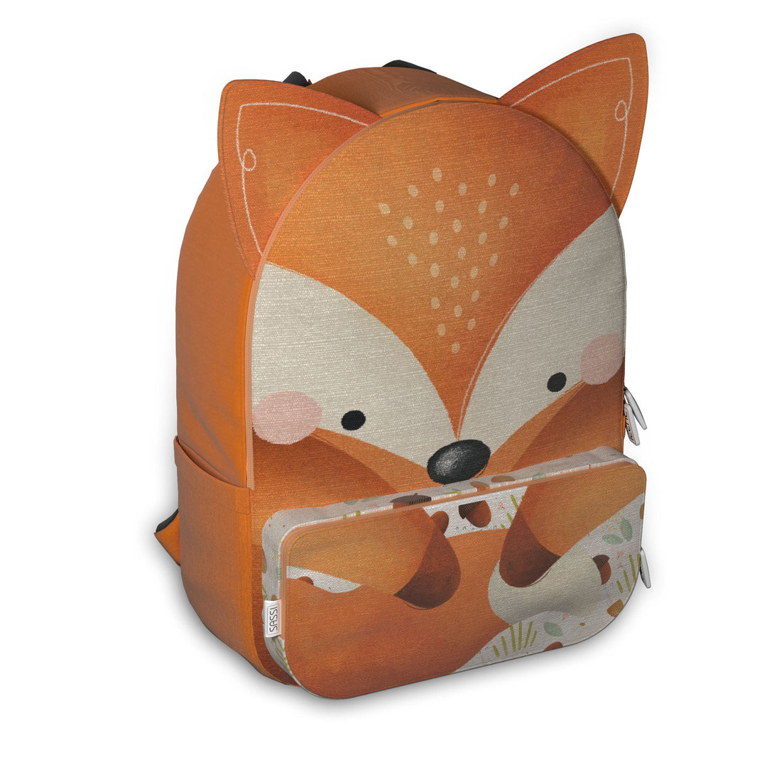 Sassi  A4 Junior Eco Backpack - Crunchy The Fox