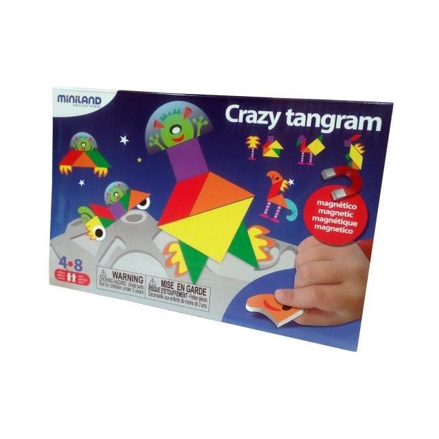 Miniland On The Go Crazy Tangram  Magnetic Game