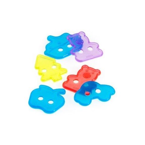 Miniland Aptitude Translucent Threading Activity Figures, 32 Pcs