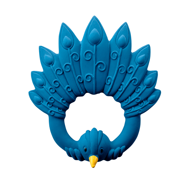 Natruba Teether Peacock - Blue Default Title