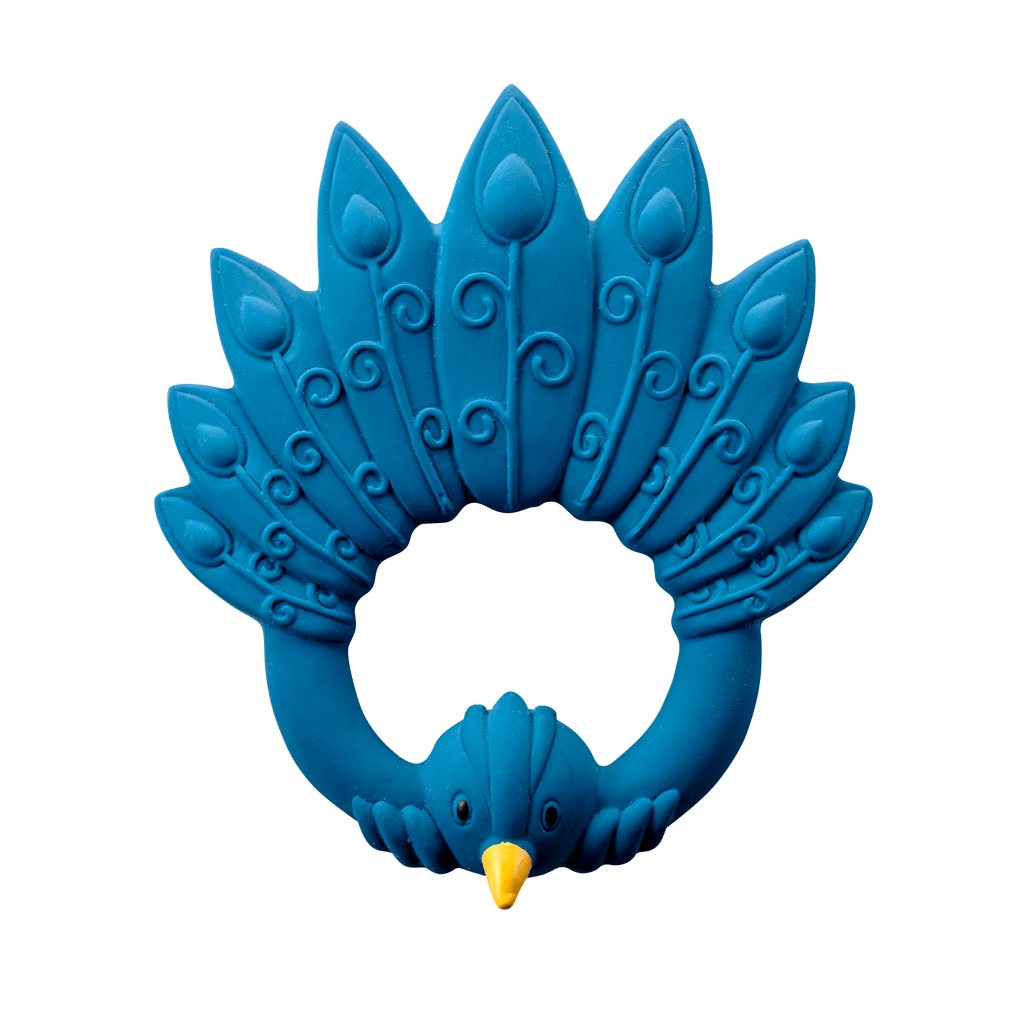 Natruba Teether Peacock - Blue Default Title