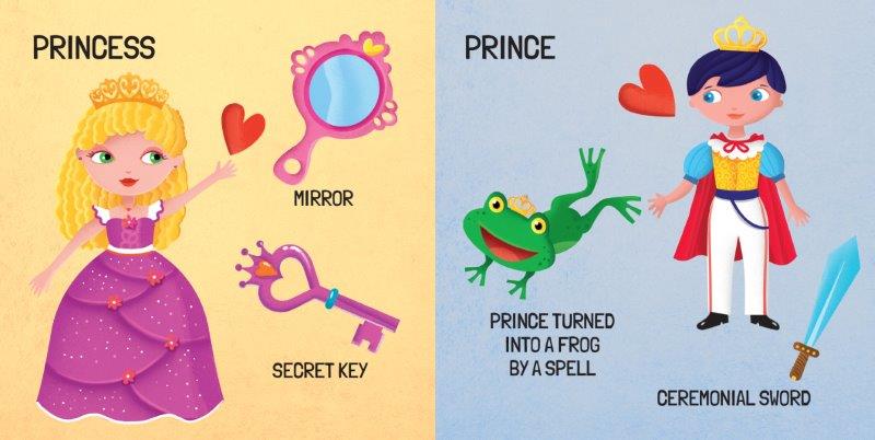 Sassi 3D Puzzle and Book Set - The Princesses, 40 pcs