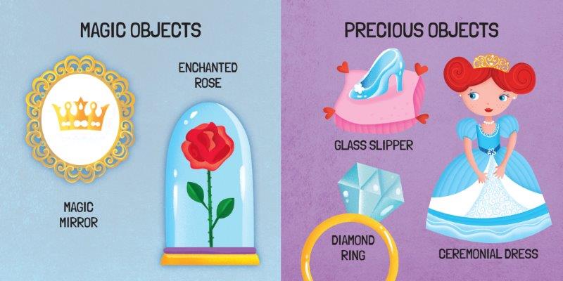 Sassi 3D Puzzle and Book Set - The Princesses, 40 pcs