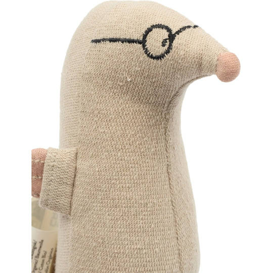 Fabelab Marvin Mole Rattle, 16 cm