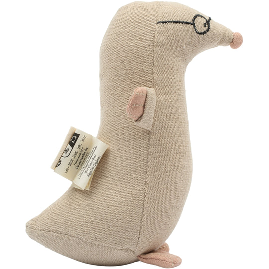 Fabelab Marvin Mole Rattle, 16 cm