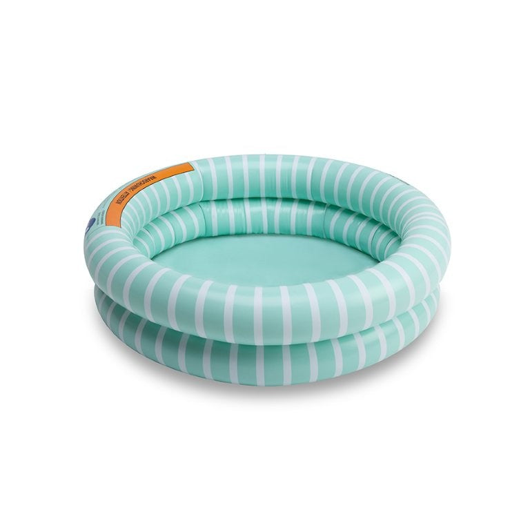 Swim Essentials Inflatable Baby Pool - Resort Stripes, 60 cm