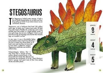 Sassi 3D Assemble and Book - The Age of the Dinosaurs - Stegosaurus