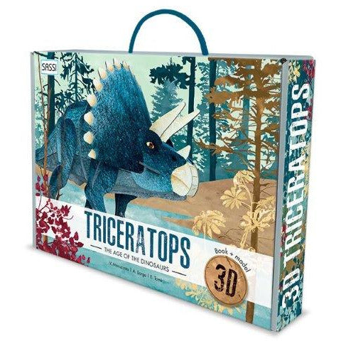 Sassi 3D Assemble and Book - The Age Of The Dinosaurs - Triceratops