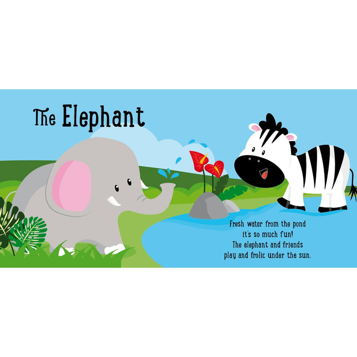 Sassi Giant Puzzle & Book Set - Jungle Friends,  30 pcs