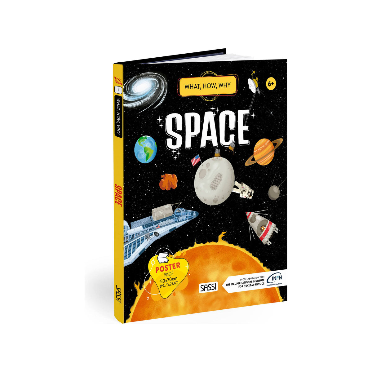 Sassi What How and Why Space Book and Poster