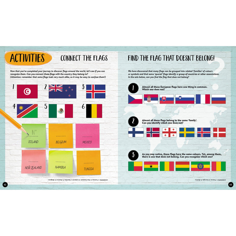 Sassi What How and Why Flags Book and Poster