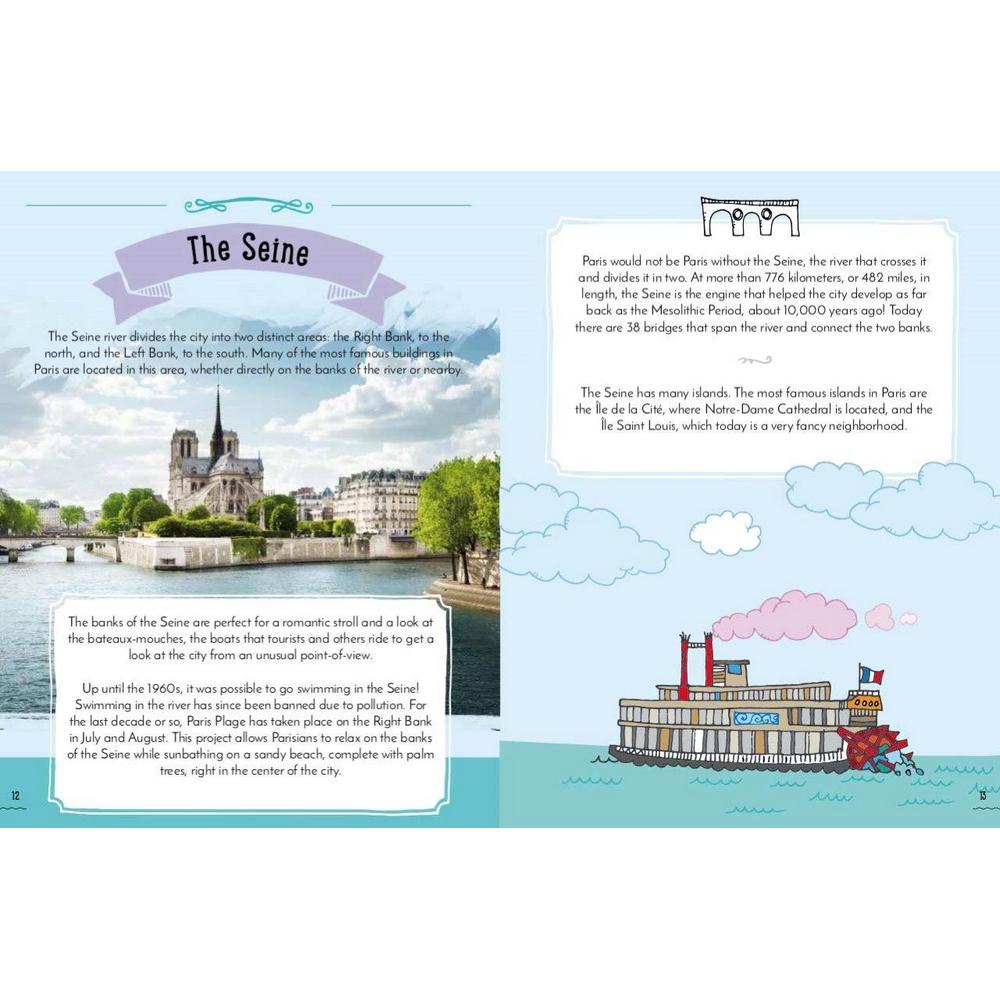 Sassi Paris Puzzle and Book Set, 140 pcs