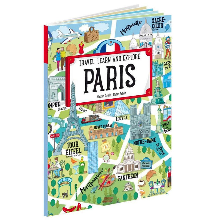 Sassi Paris Puzzle and Book Set, 140 pcs