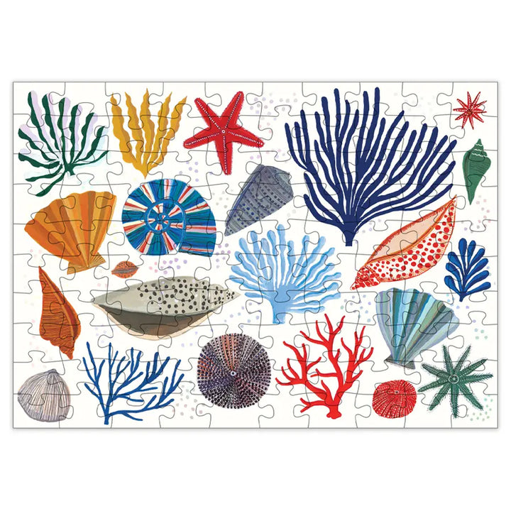 Cartesdart Mini Puzzle Box, Sea Life, 100 pcs