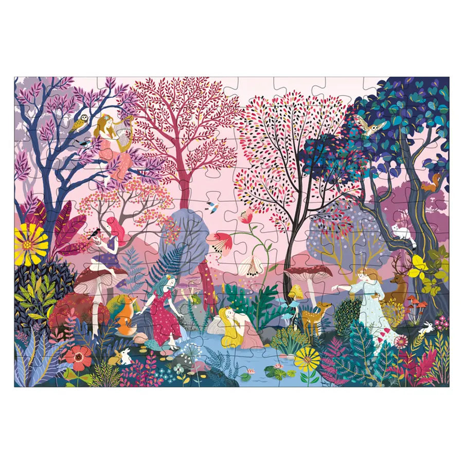 Cartesdart Mini Puzzle Box, Forest, 100 pcs