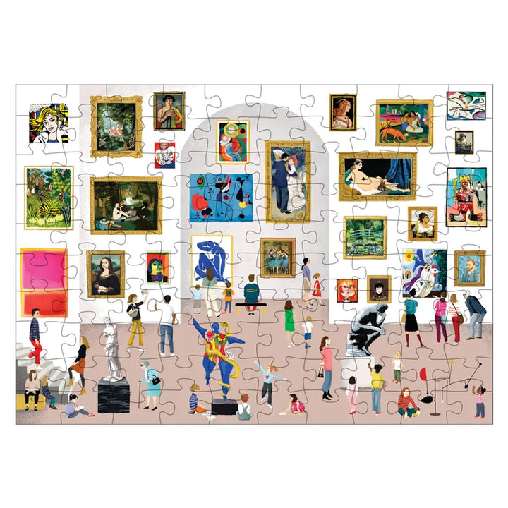 Cartesdart Mini Puzzle Box, At the Museum, 100 pcs