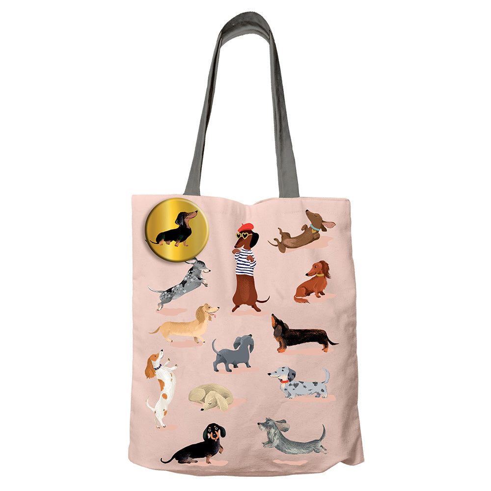 Cartesdart Tote Bag, Dachsunds, 40 cm