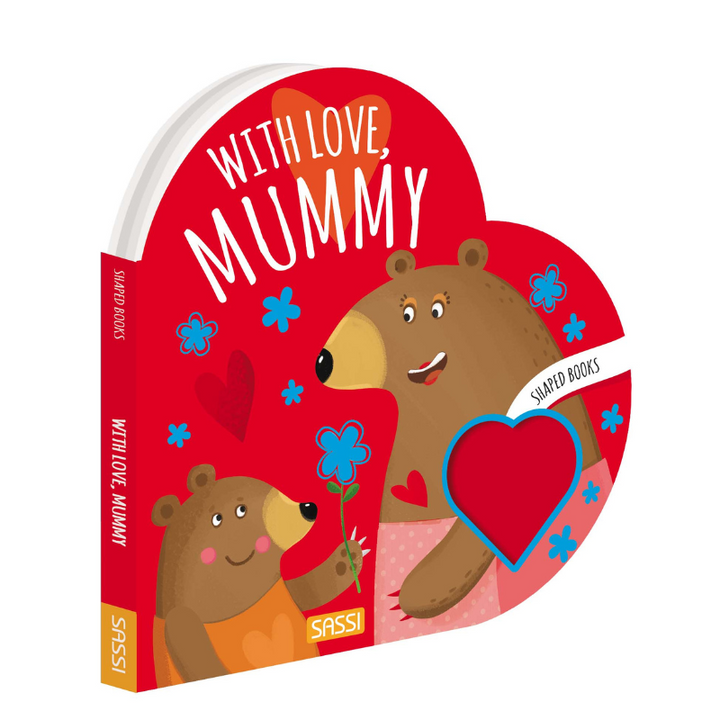 Sassi Shaped Board Book -  With Love Mummy