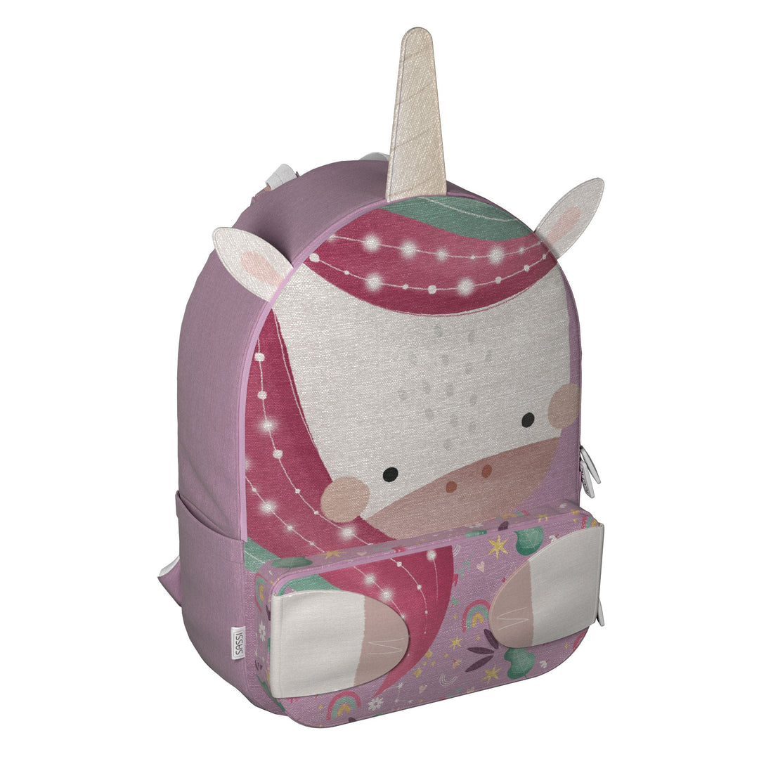 Sassi  A4 Junior Eco Backpack - Sparkly The Unicorn