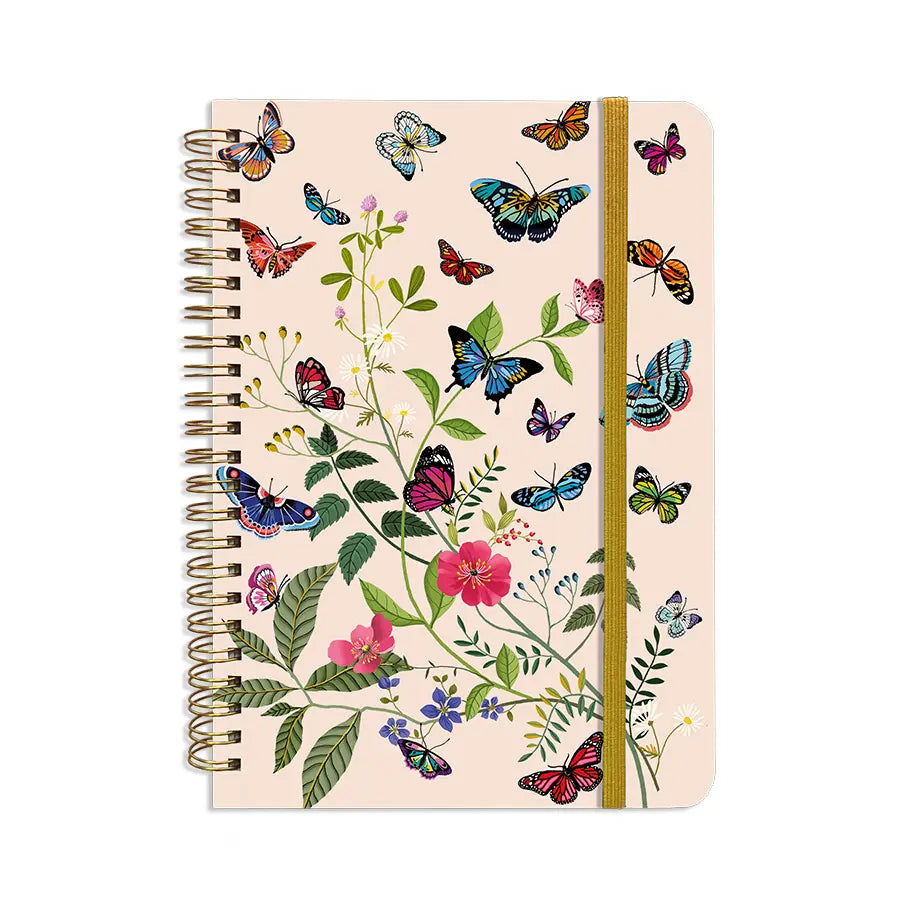Cartesdart A5 Spiral Note Book, Butterflies