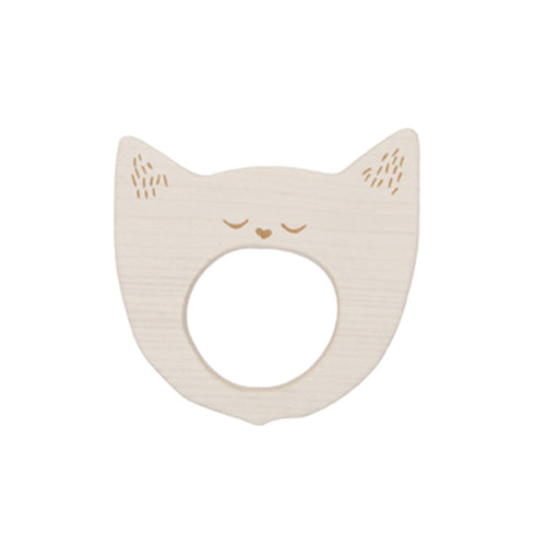 Wooden Story Soother - Yawning Cat