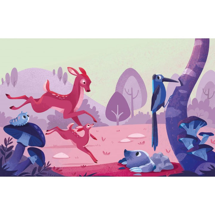 Sassi Free the Colours Reusable Paint Brush Book - The Woodland