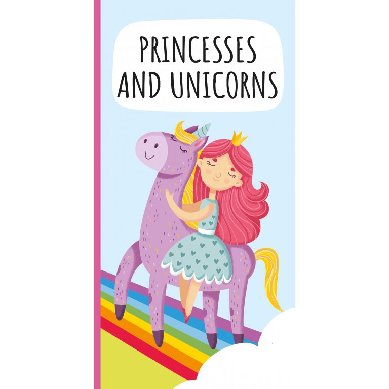 Sassi Fantasy Book and Puzzle - Princesses and Unicorns