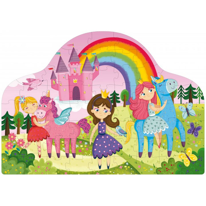 Sassi Fantasy Book and Puzzle - Princesses and Unicorns